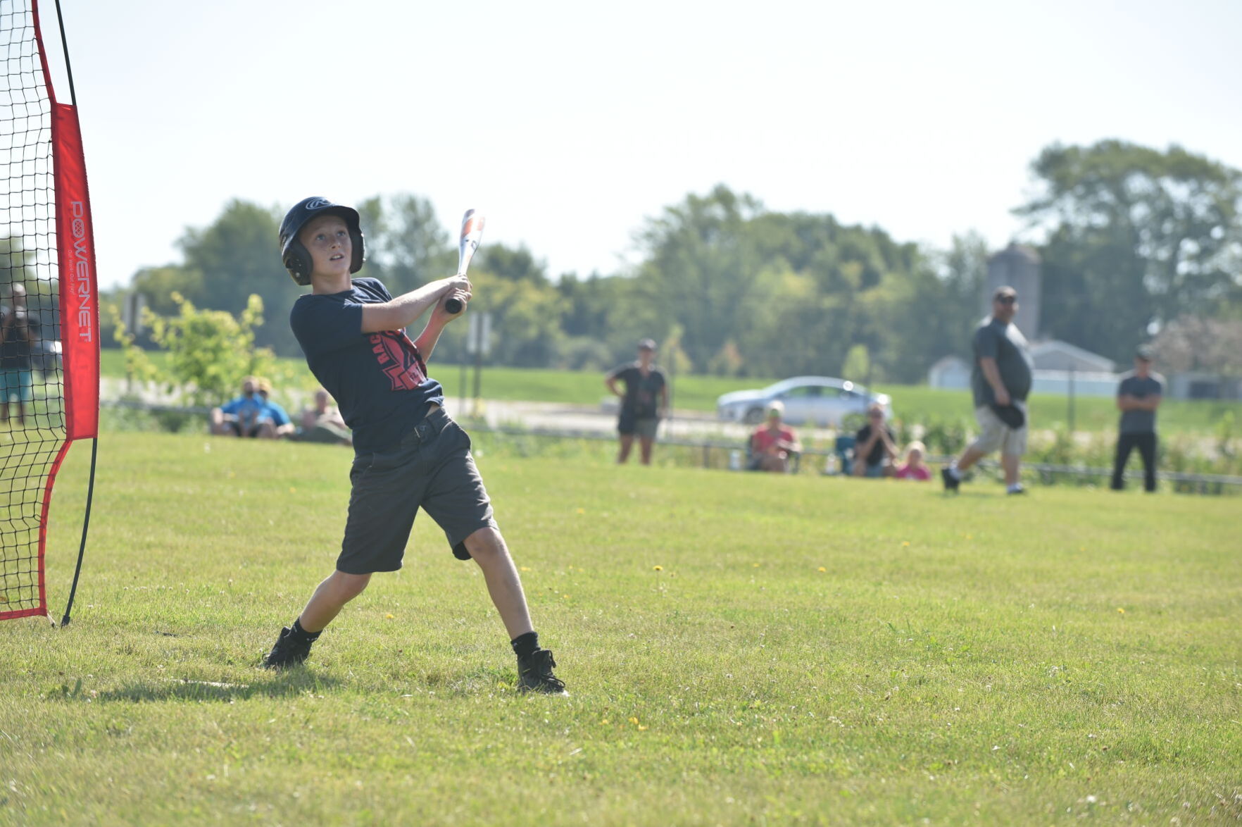 Eli Klinzing watches another one fly